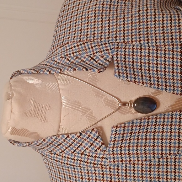 Veronica Beard Farley Houndstooth Dickey Jacket 10 EUC - Picture 3 of 15